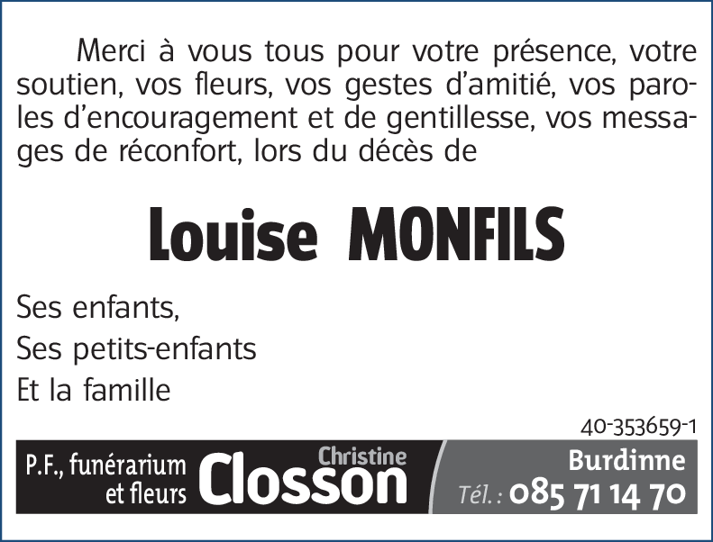 Louise MONFILS