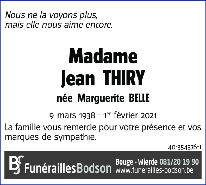 Maguerite BELLE