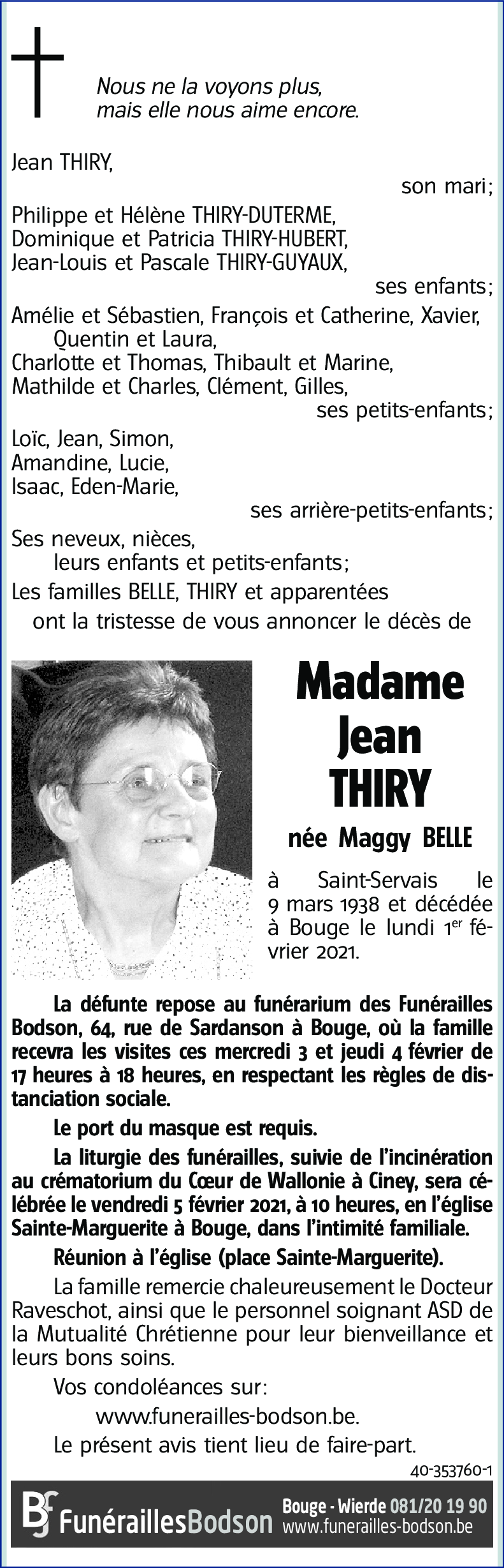Marguerite BELLE