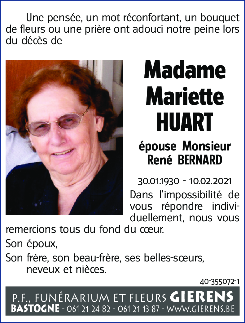 Mariette HUART