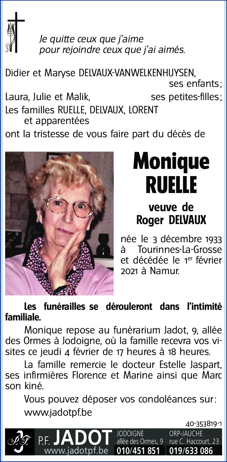 Monique RUELLE