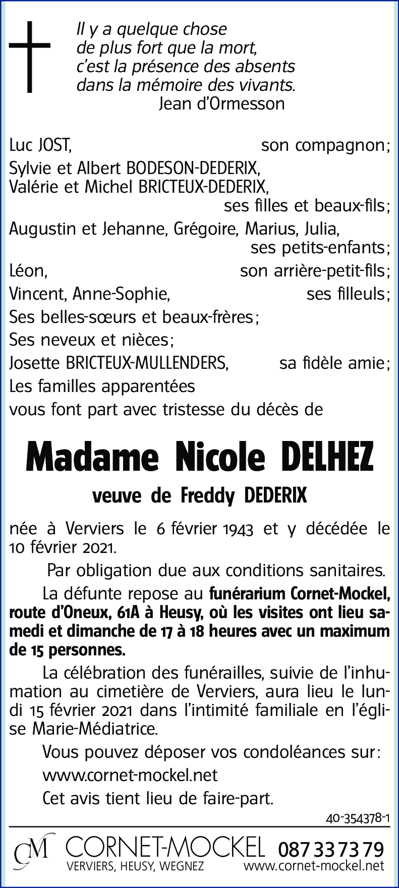 Nicole DELHEZ