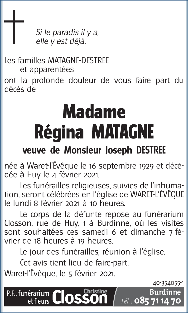 Régina MATAGNE