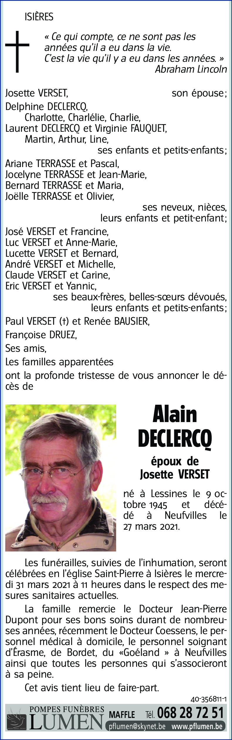 Alain DECLERCQ