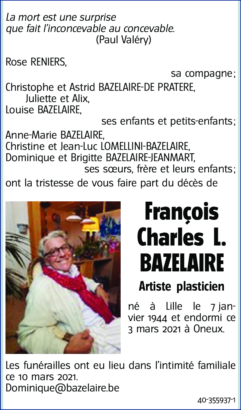 François Charles L. BAZELAIRE