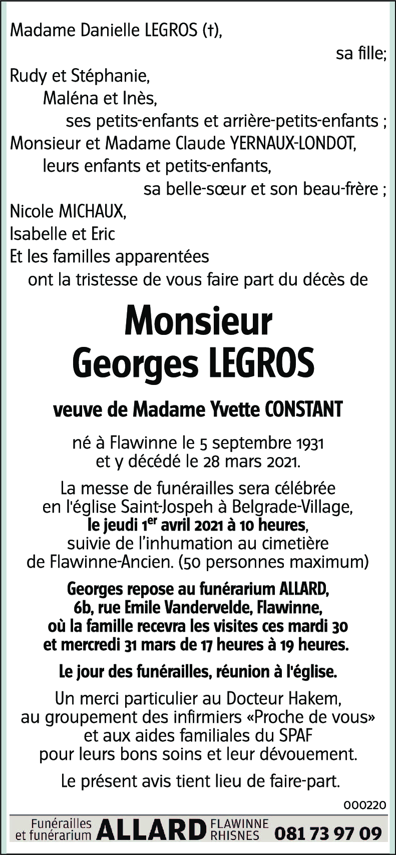 Georges LEGROS