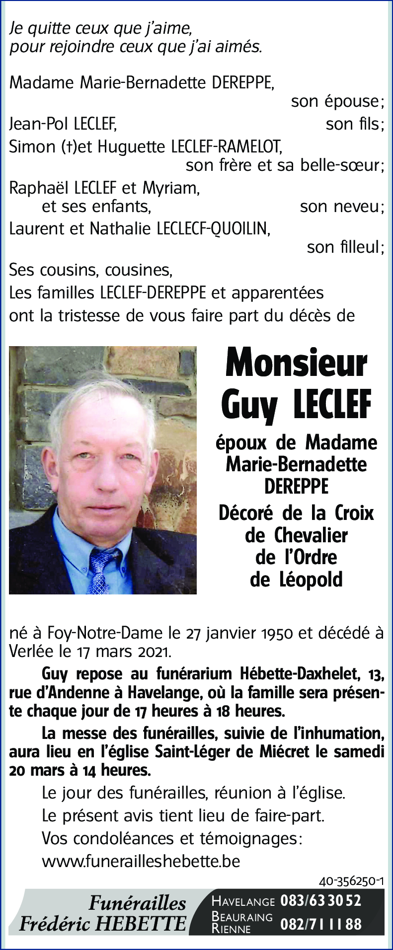 Guy LECLEF