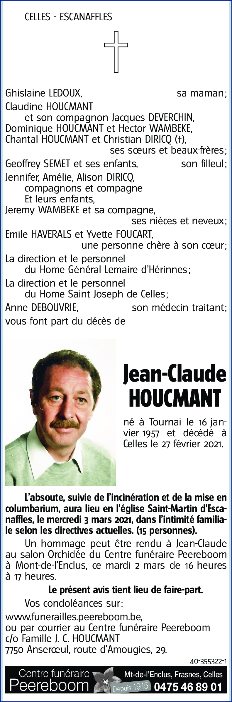 Jean-Claude HOUCMANT