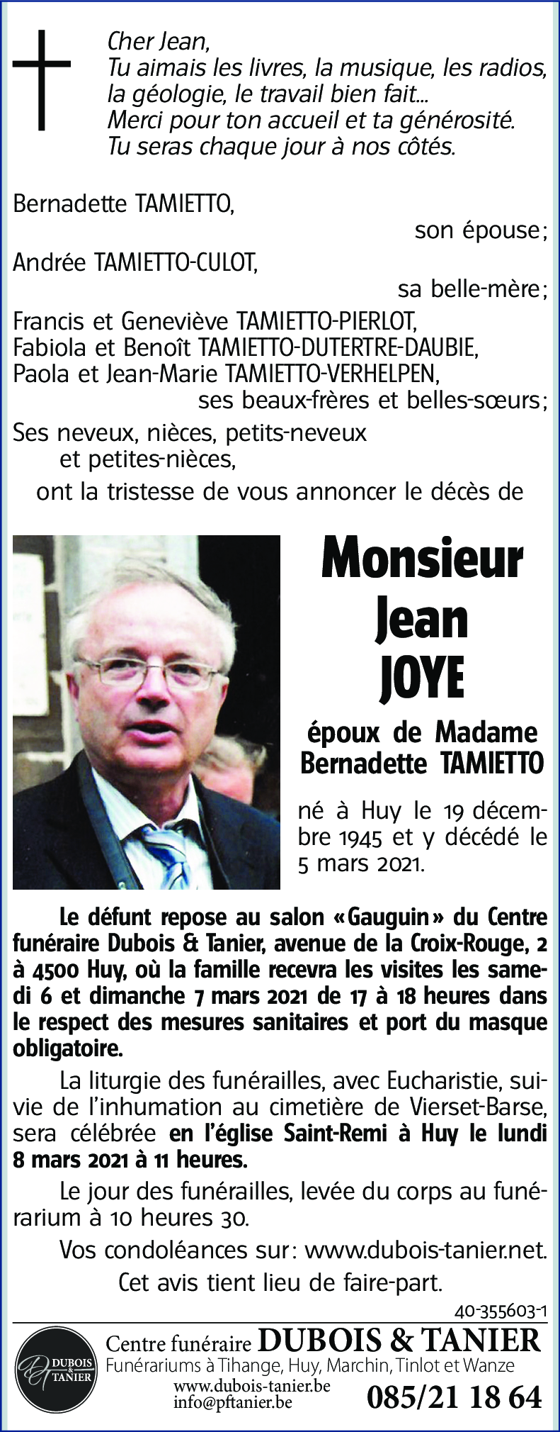 Jean JOYE