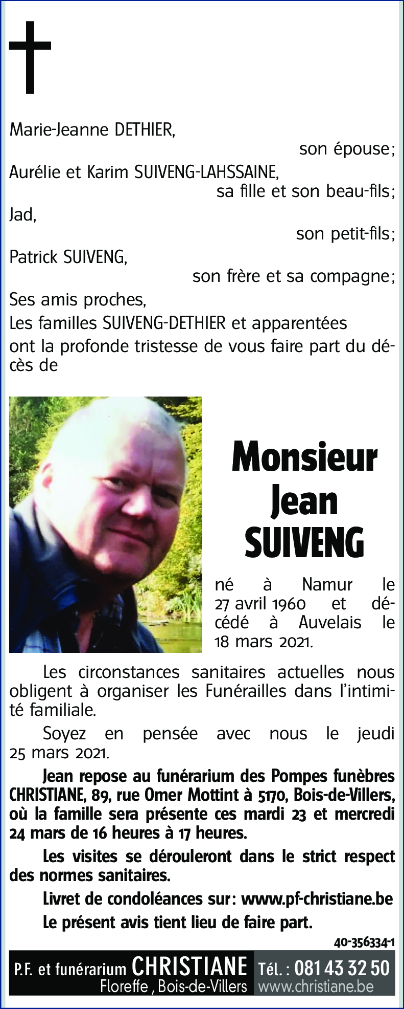 Jean SUIVENG