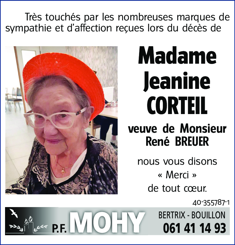 Jeanine CORTEIL