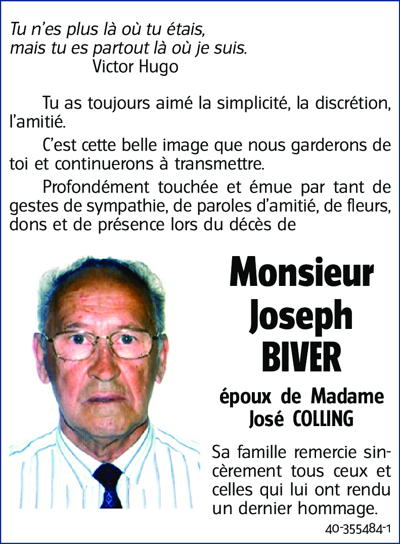 Joseph BIVER