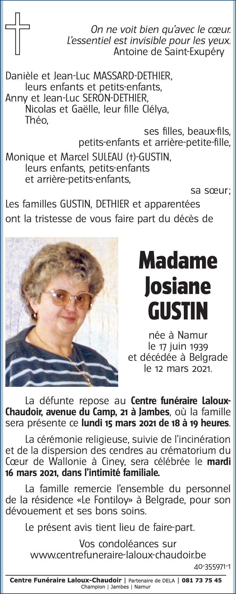 Josiane GUSTIN