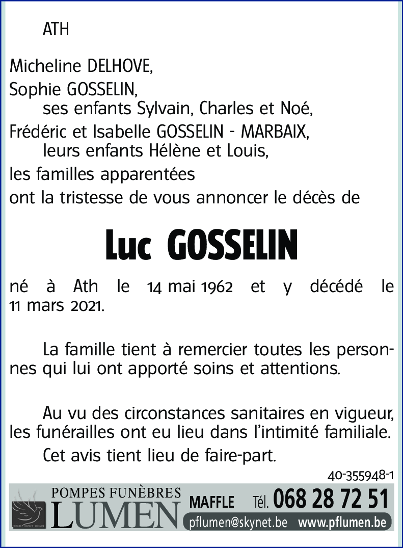 Luc GOSSELIN