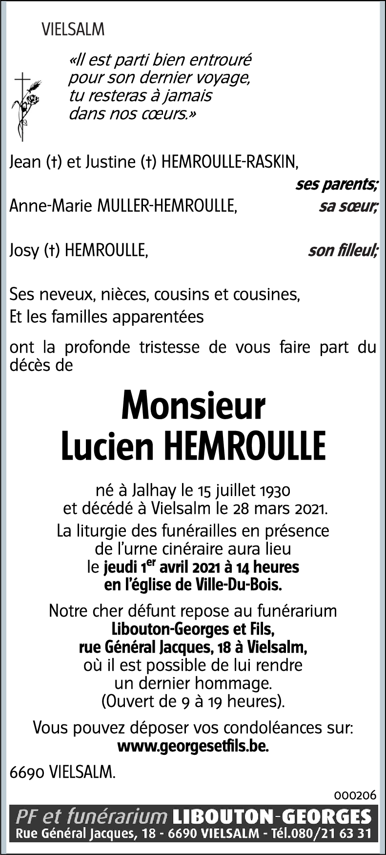 Lucien HEMROULLE