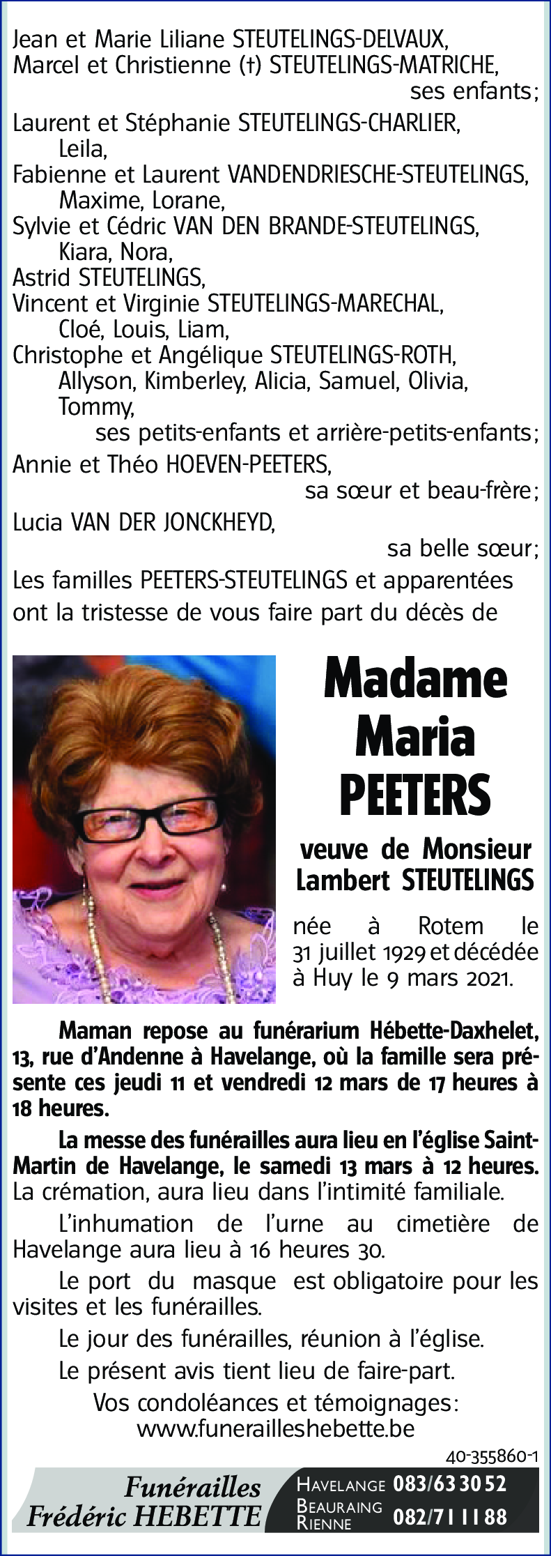 Maria Peeters