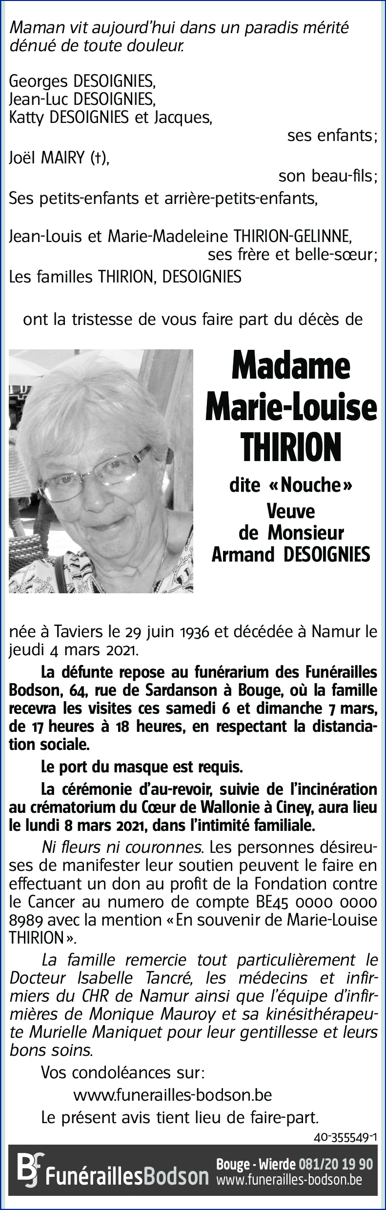 Marie-Louise THIRION