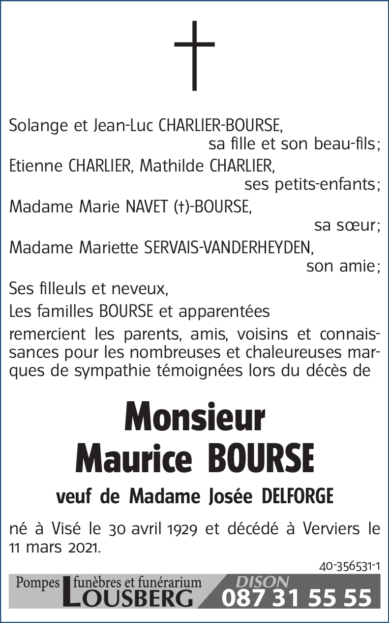 Maurice BOURSE