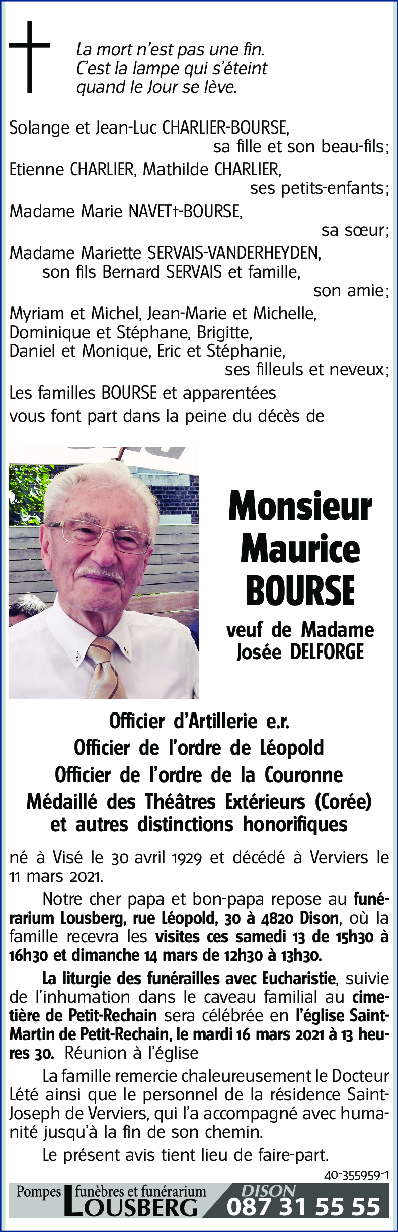 Maurice BOURSE