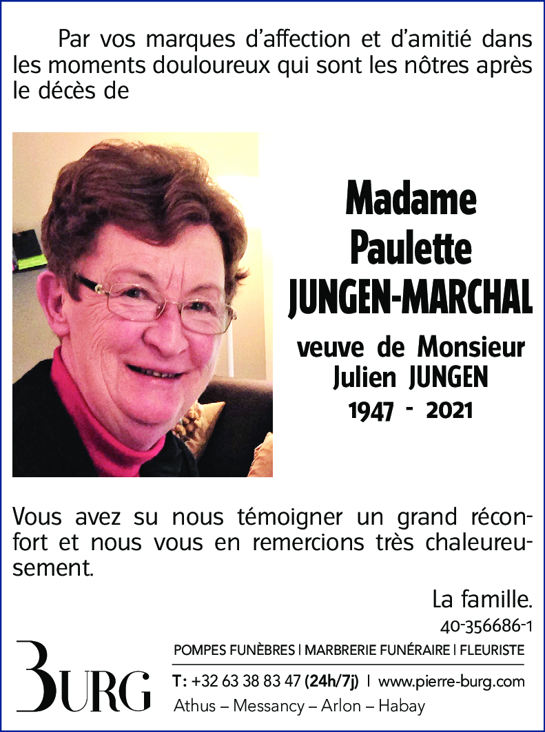 Paulette JUNGEN-MARCHAL