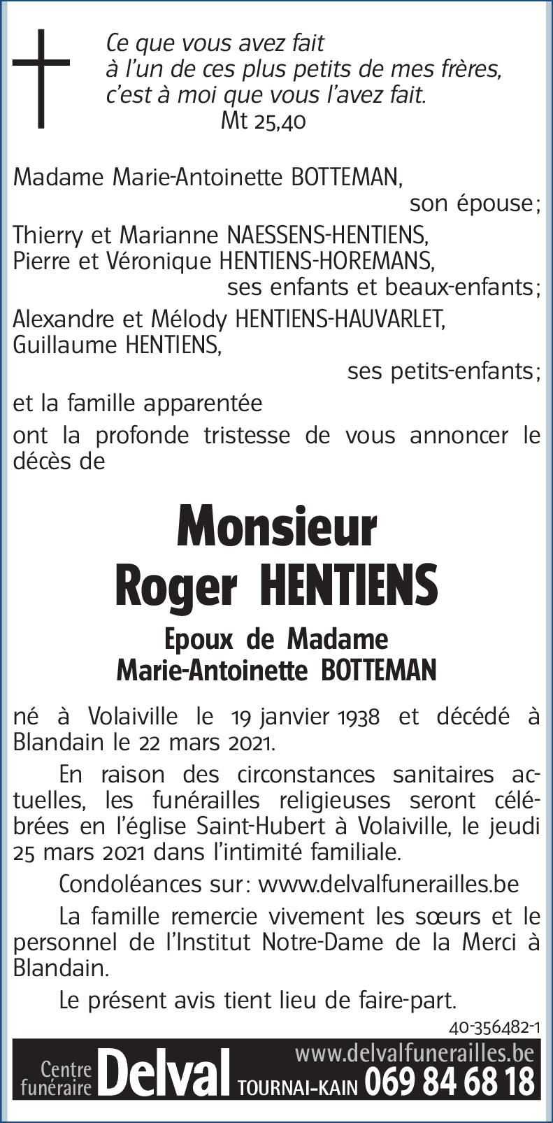 Roger HENTIENS