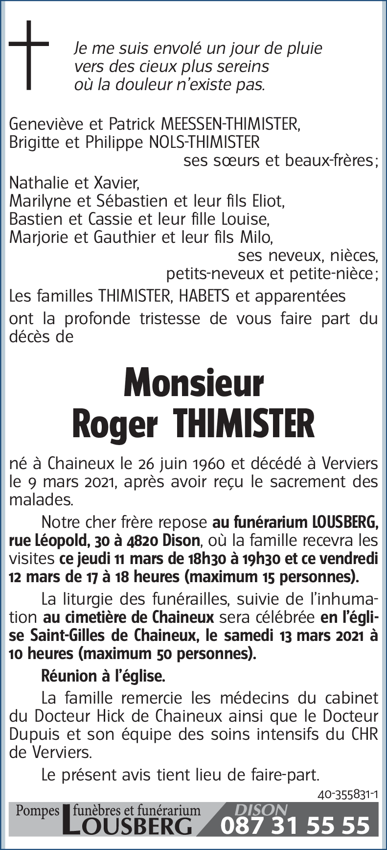 Roger THIMISTER