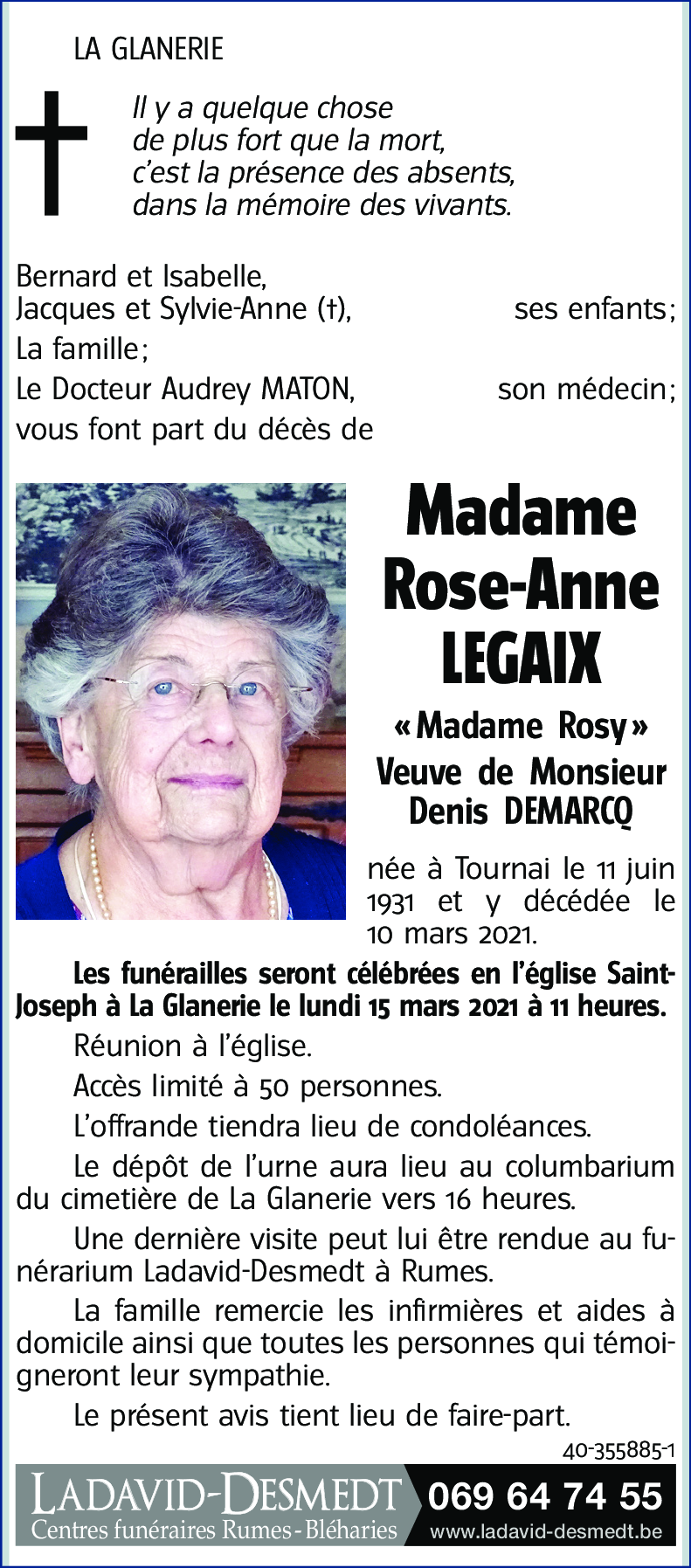 Rose-Anne LEGAIX