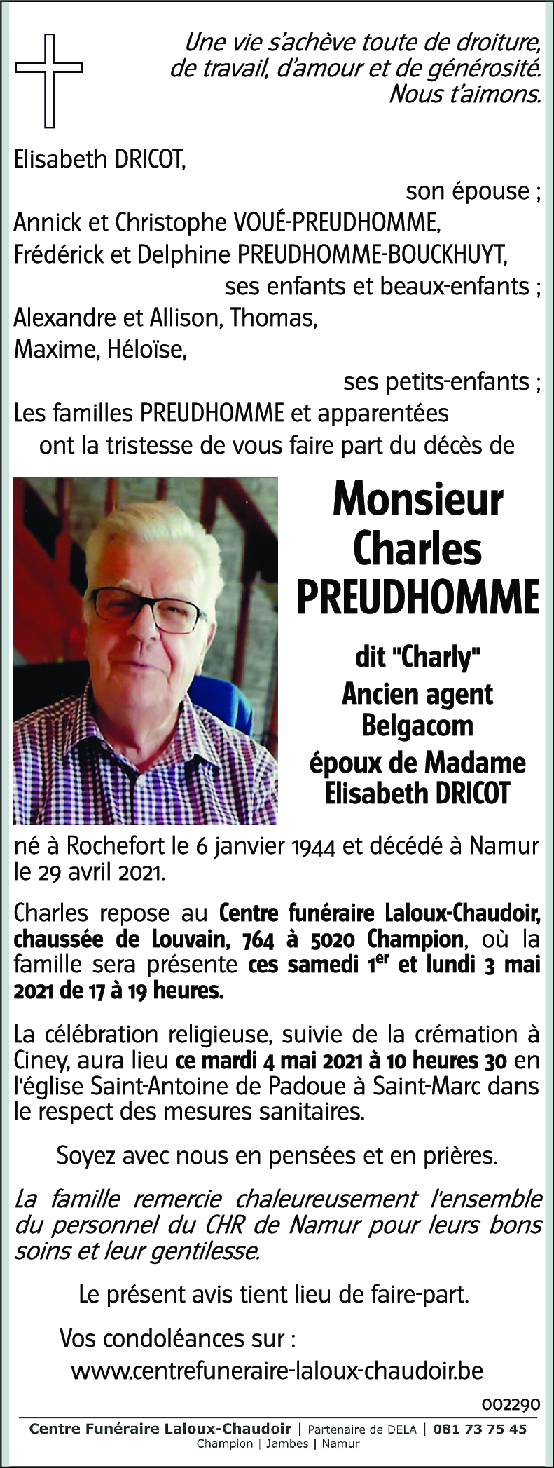 Charles PREUDHOMME