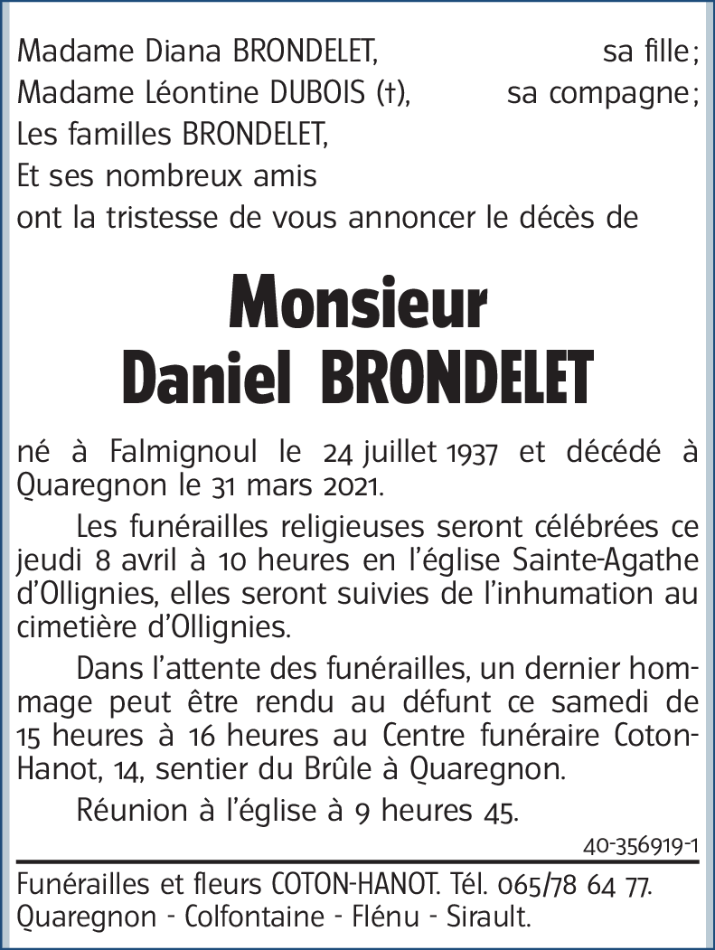 Daniel BRONDELET