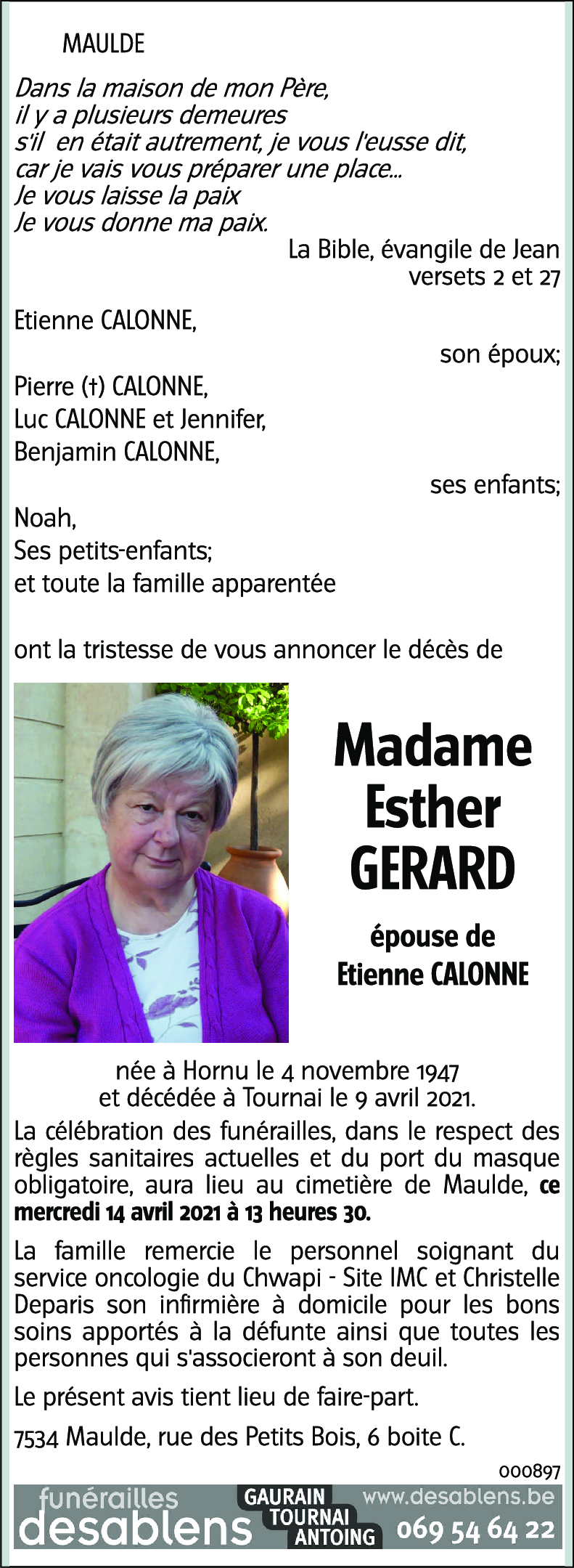 Esther GERARD