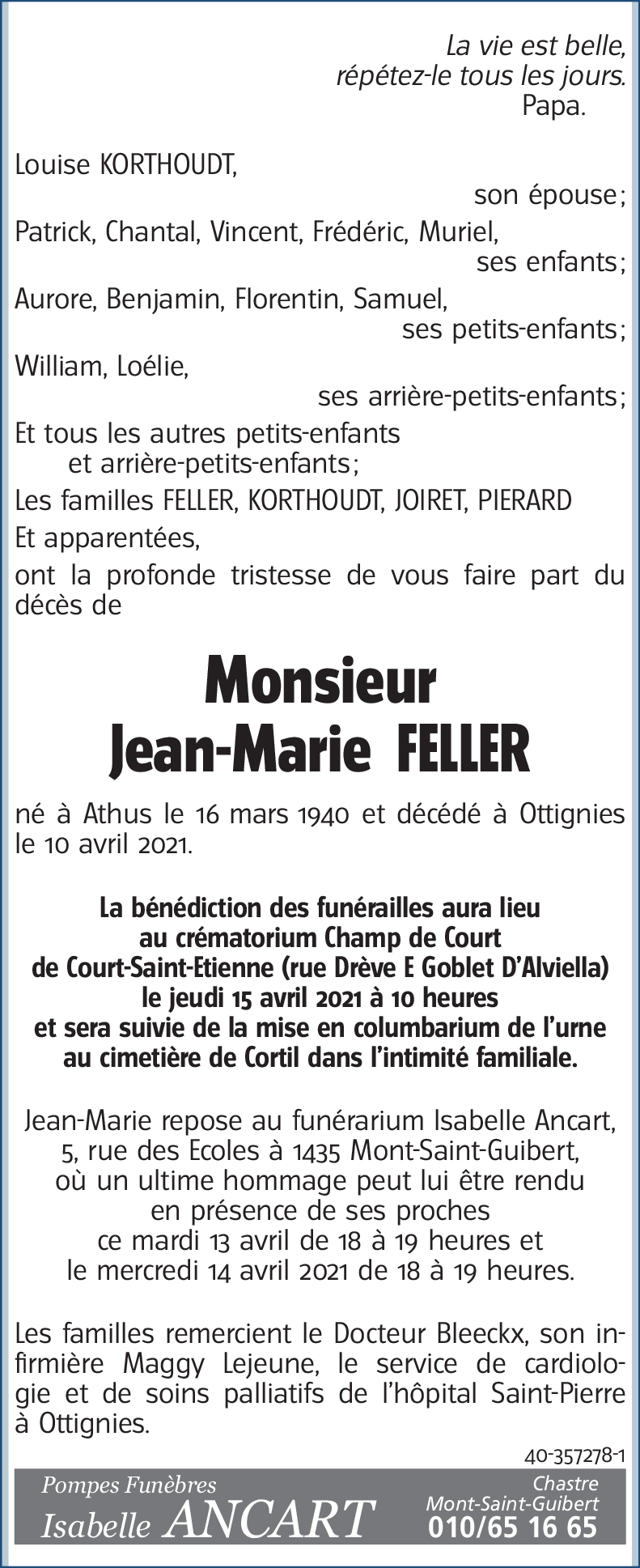 Jean-Marie FELLER