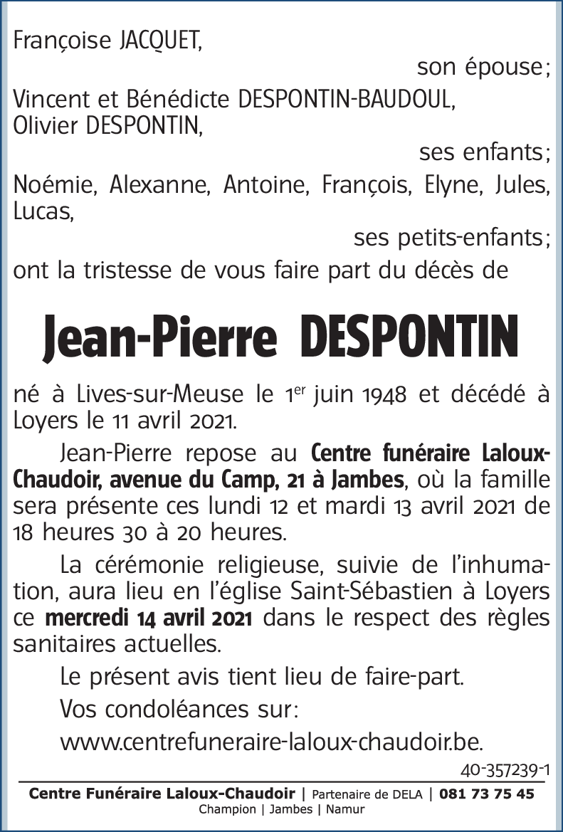 Jean-Pierre DESPONTIN