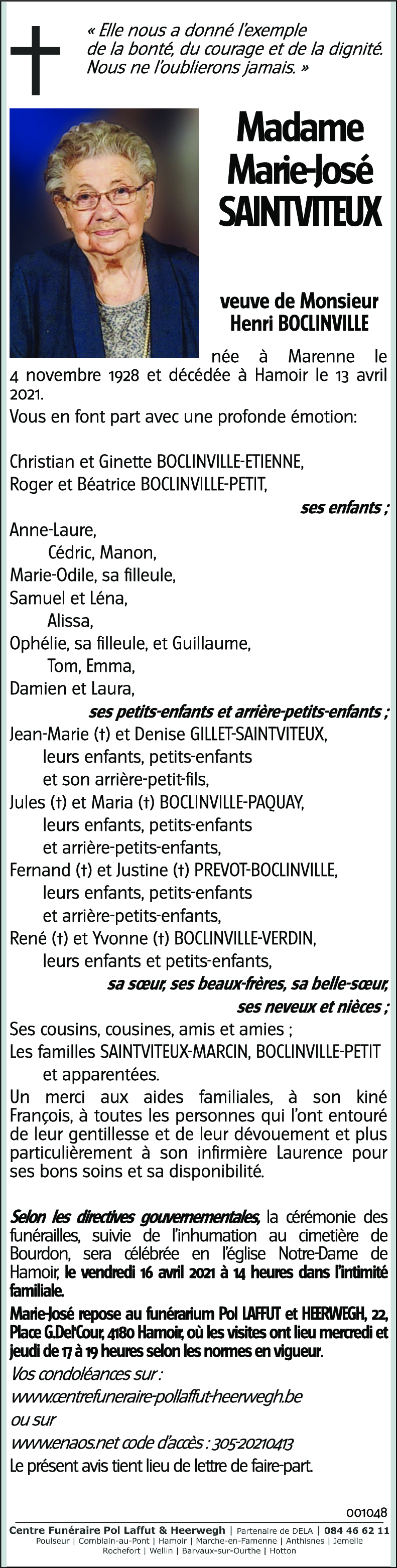 Marie-José SAINTVITEUX