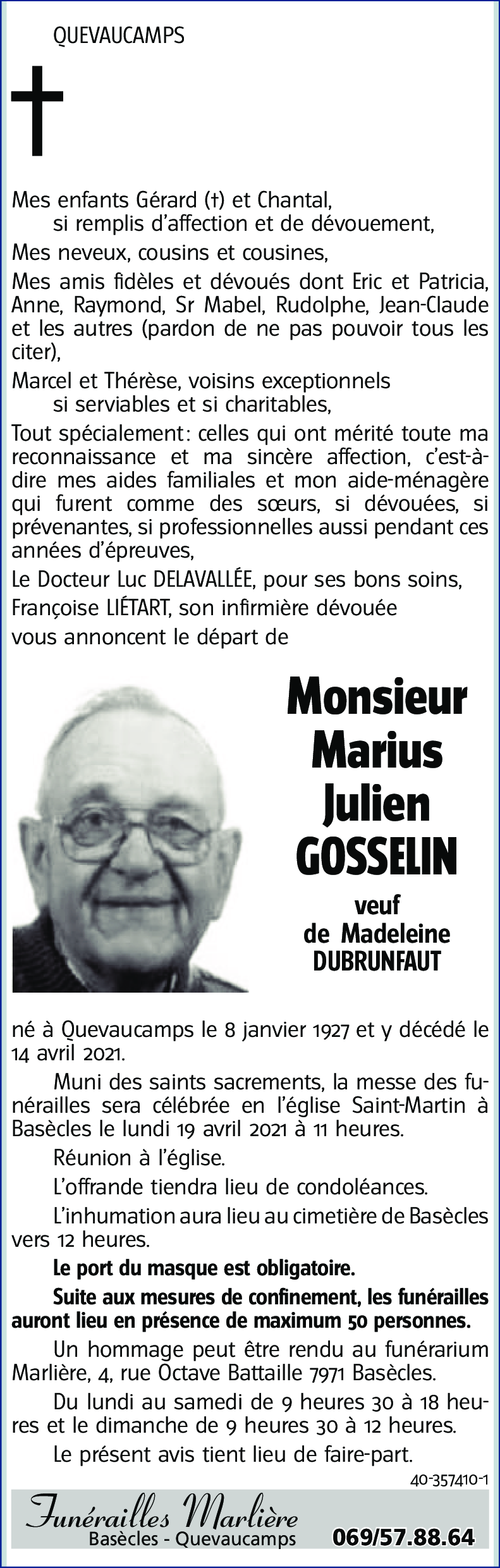 Marius Julien Gosselin