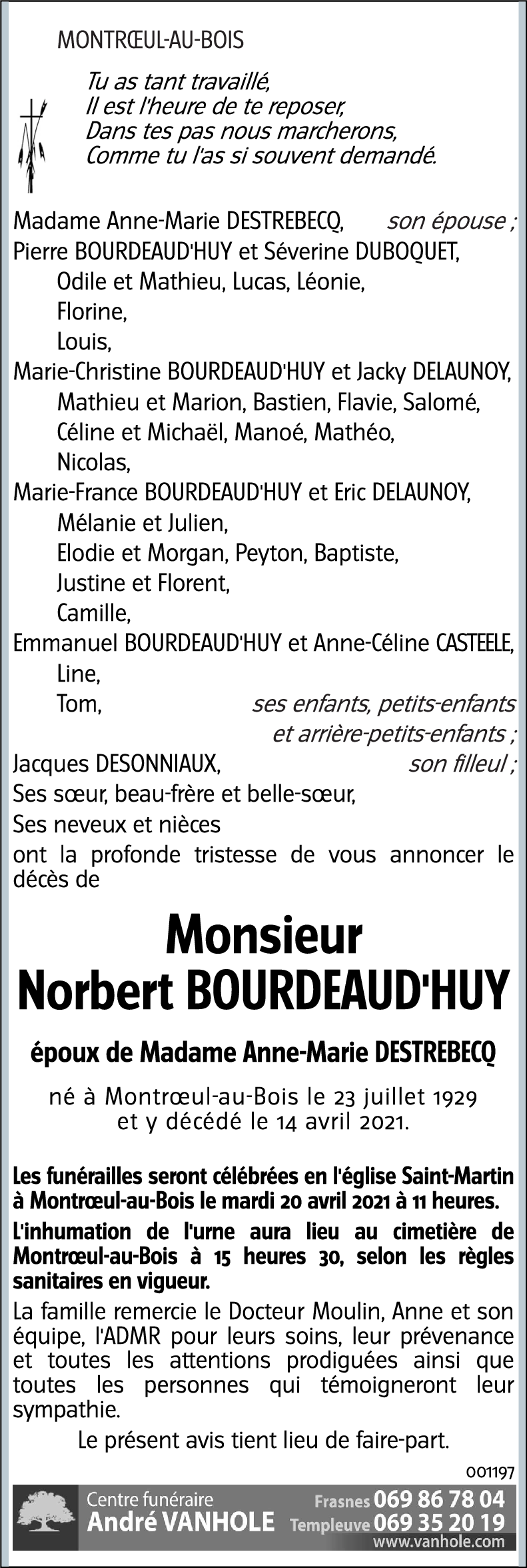 Norbert BOURDEAUD'HUY