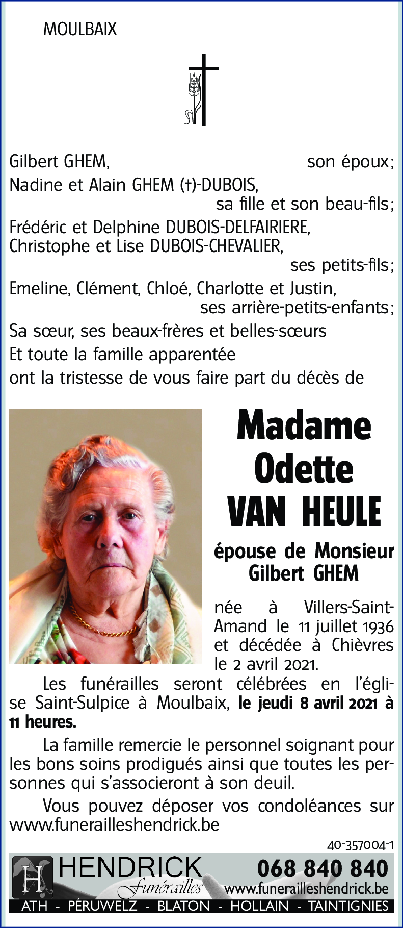 Odette VAN HEULE