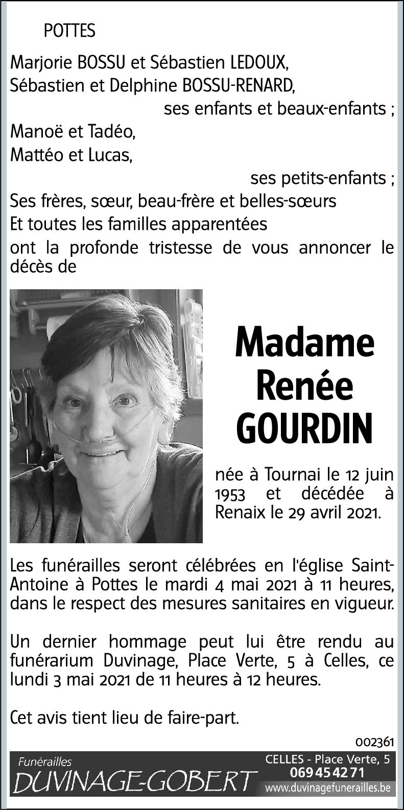 Renée GOURDIN