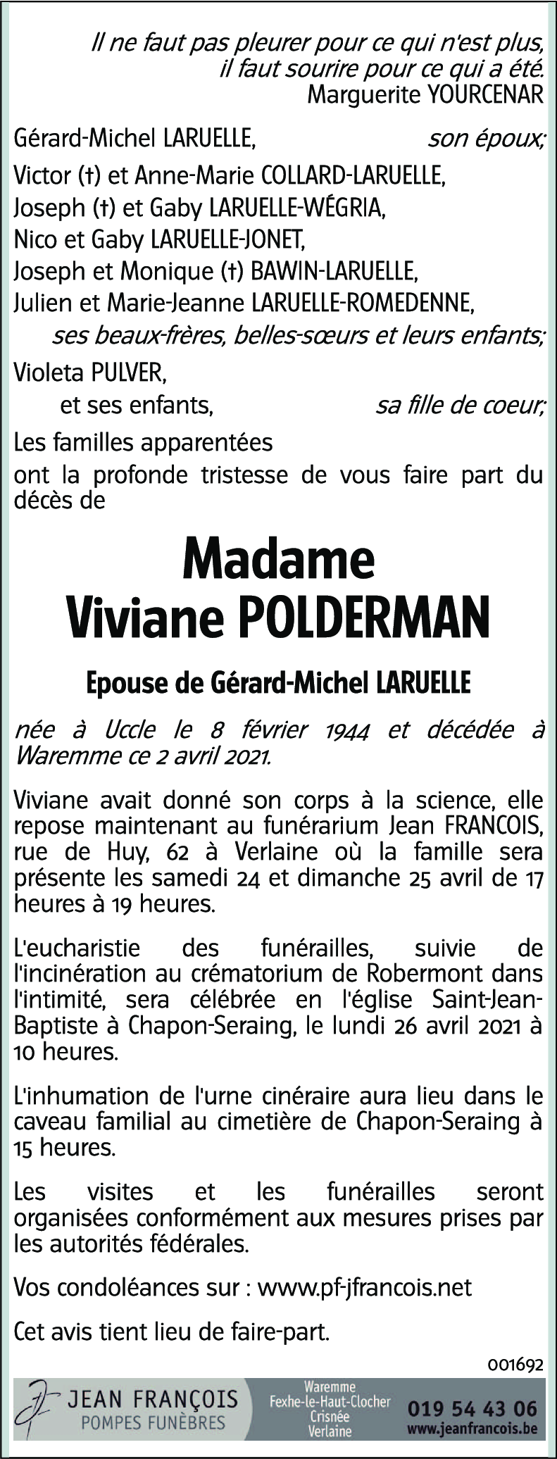 Viviane POLDERMAN