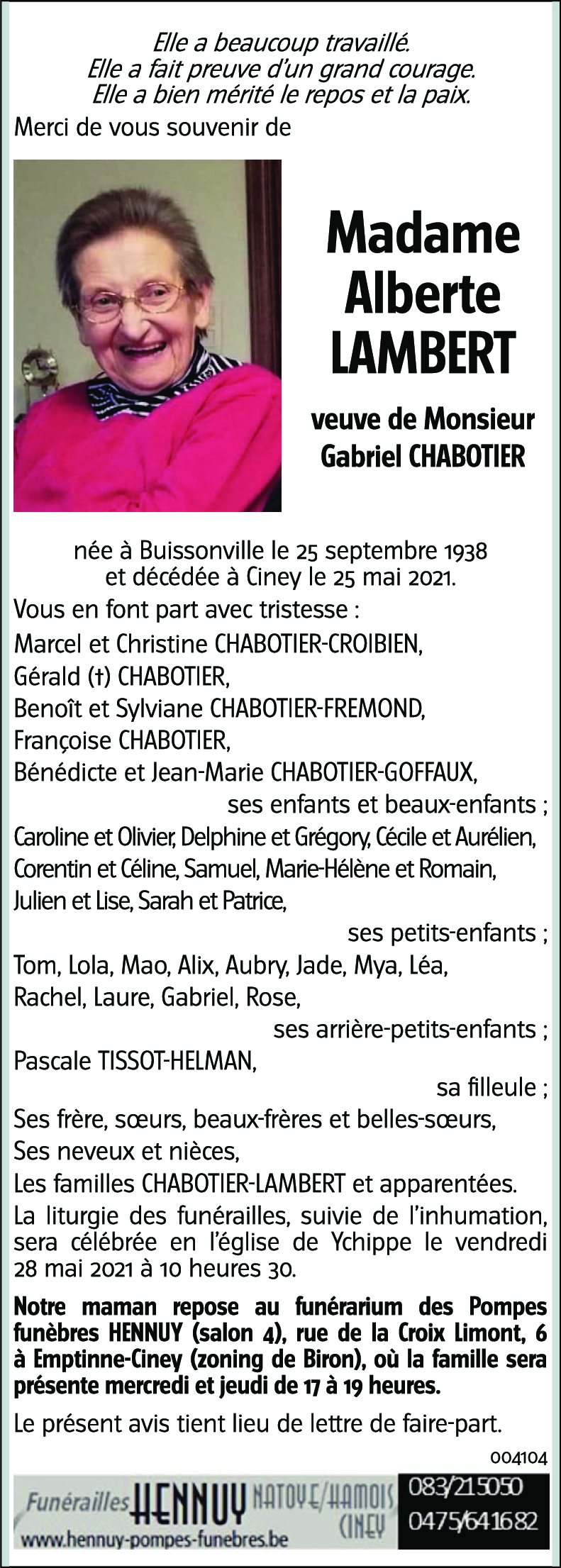 Alberte LAMBERT