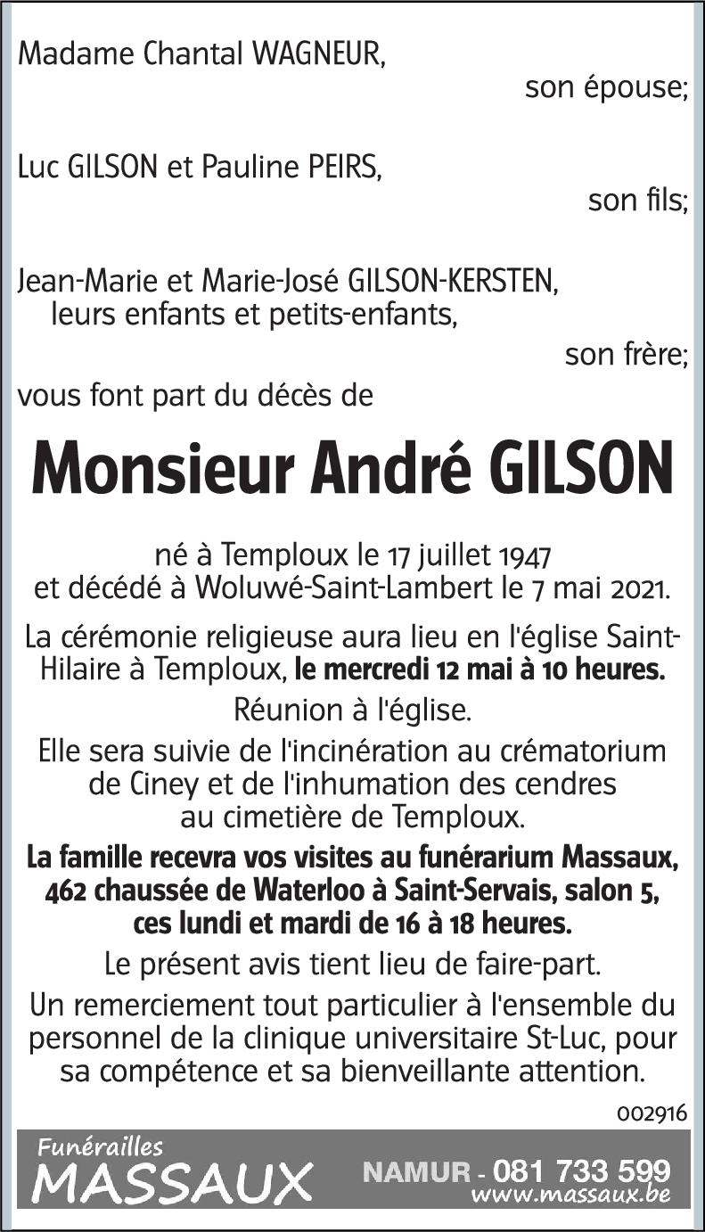 André GILSON