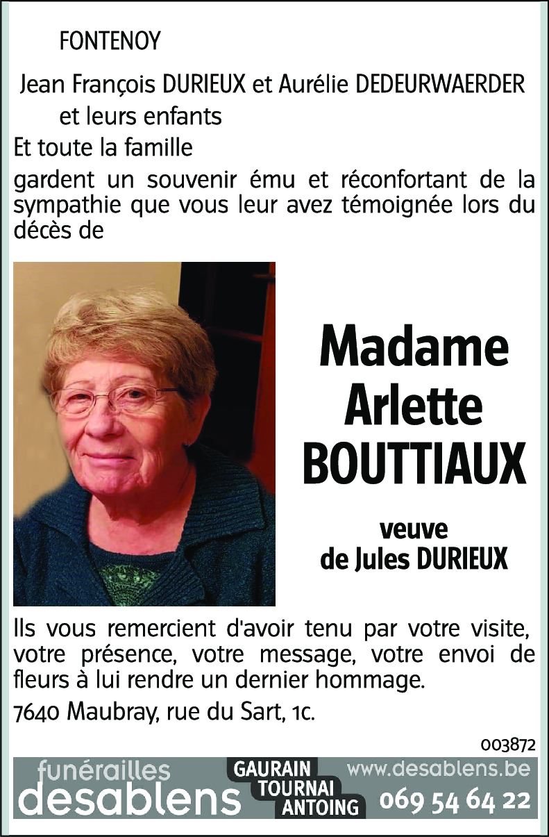 Arlette BOUTTIAUX