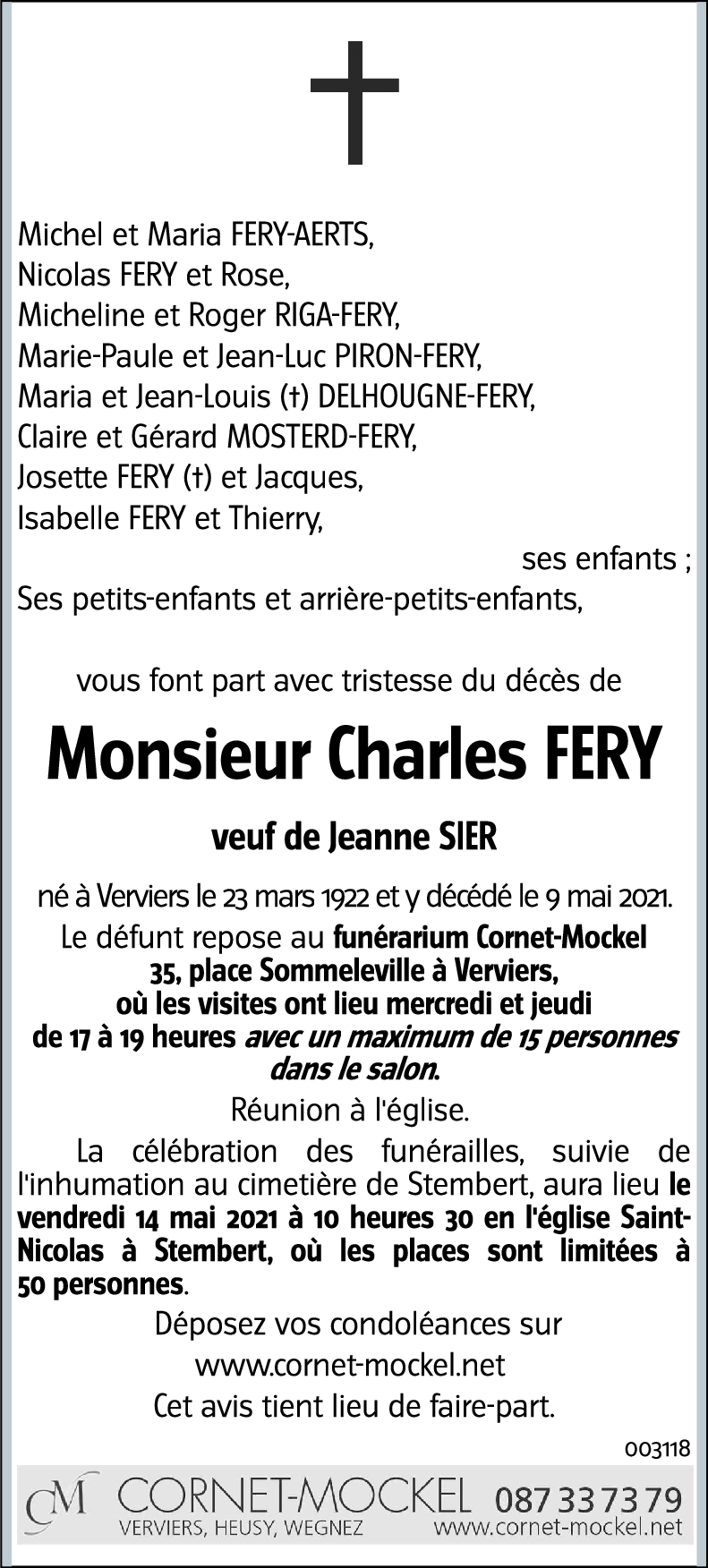Charles FERY