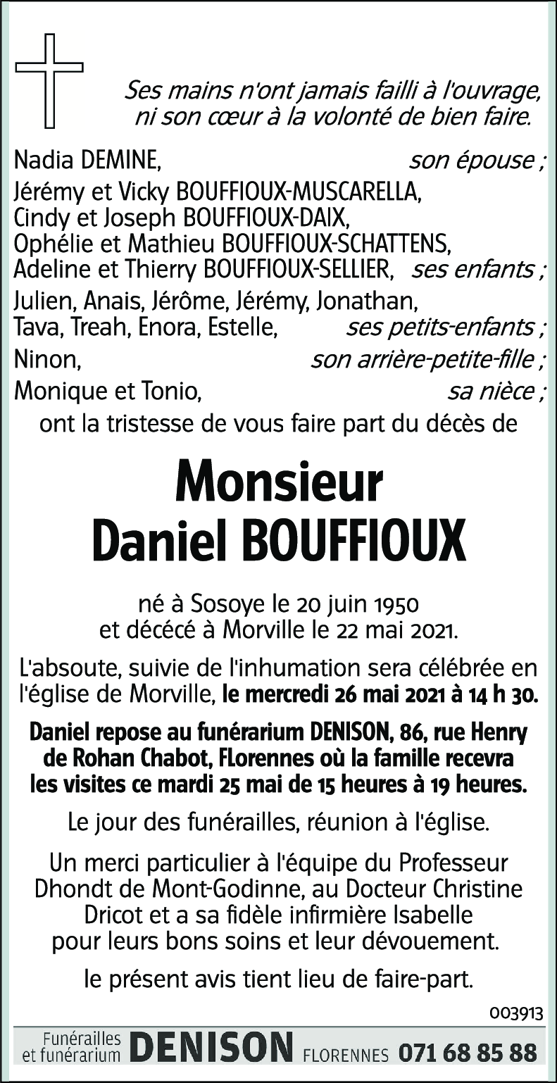 Daniel BOUFFIOUX