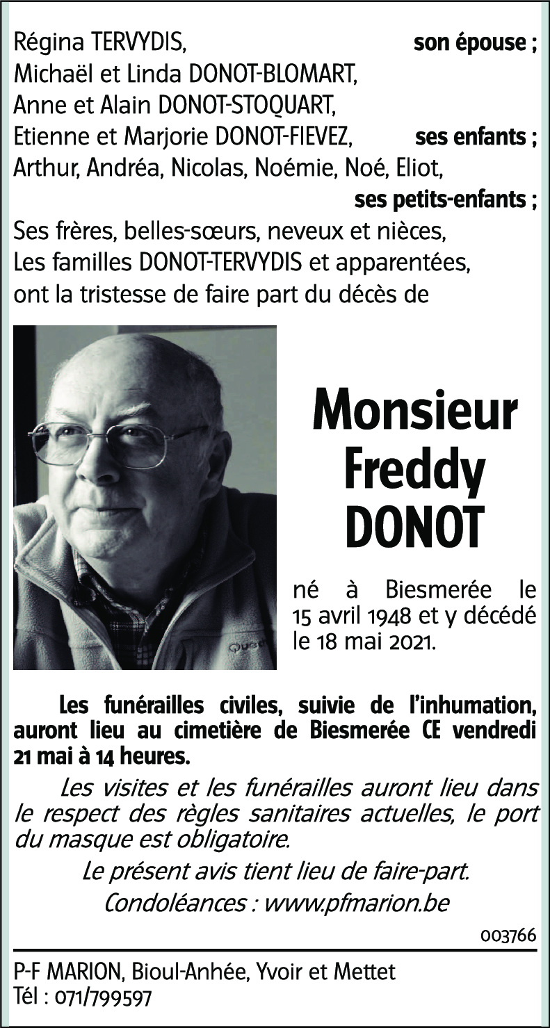 Freddy DONOT