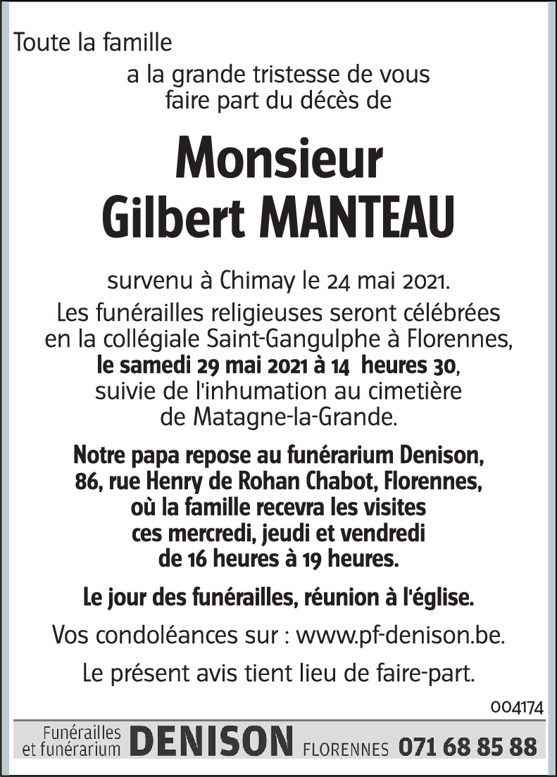 Gilbert MANTEAU