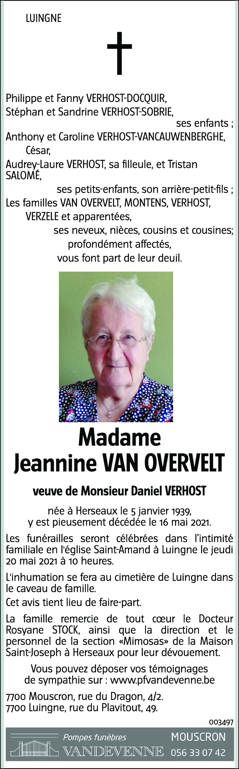 Jeannine VAN OVERVELT