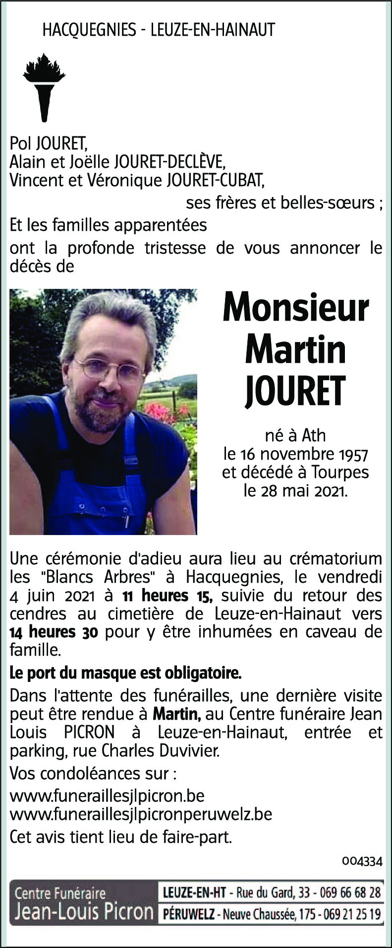 Martin JOURET