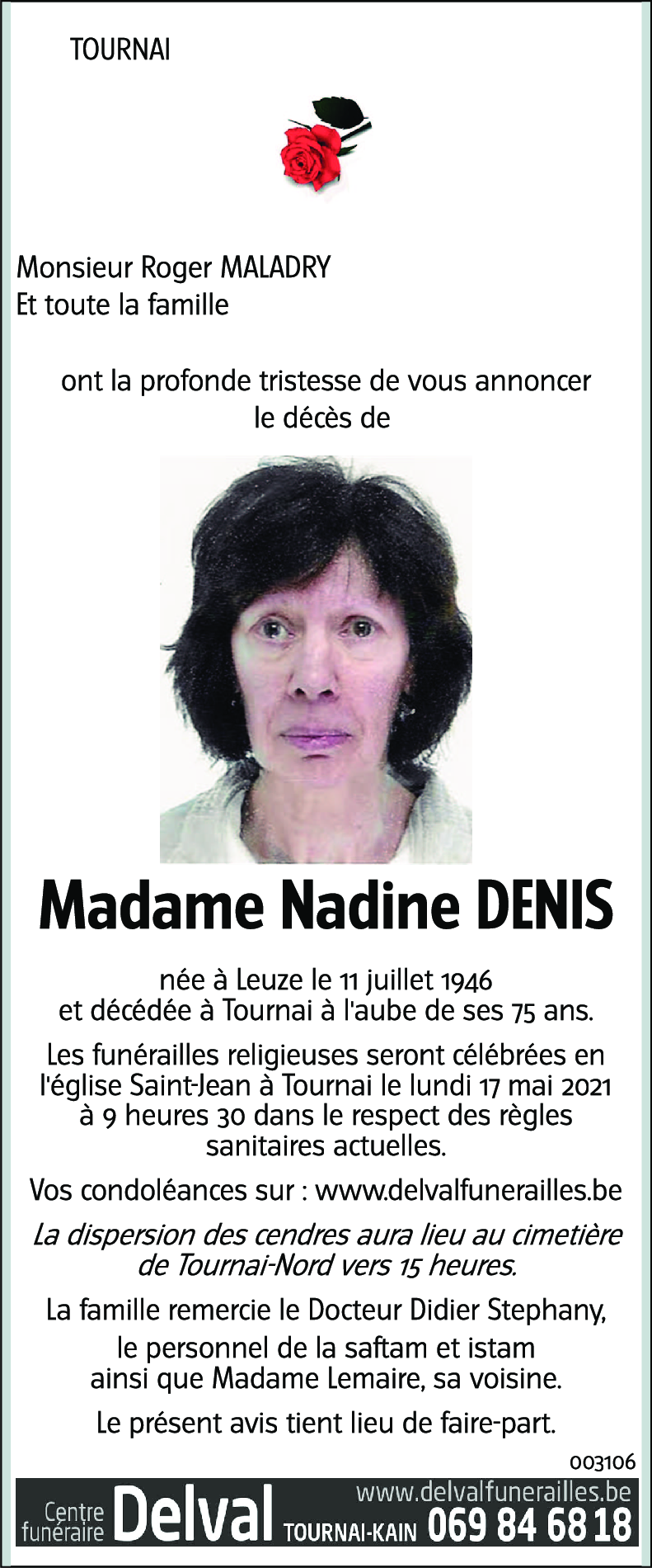 Nadine DENIS