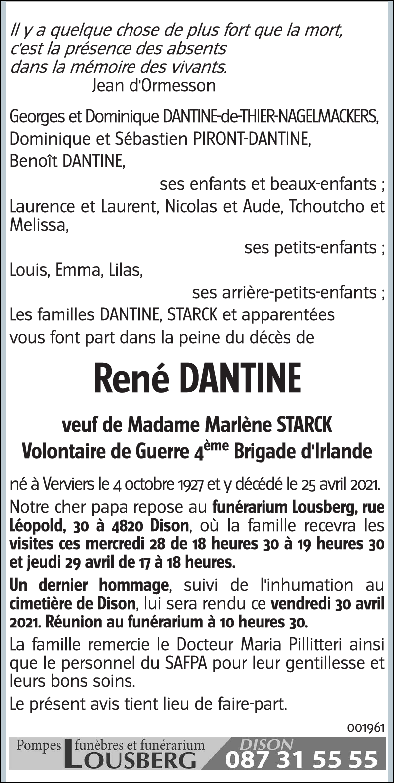 René DANTINE