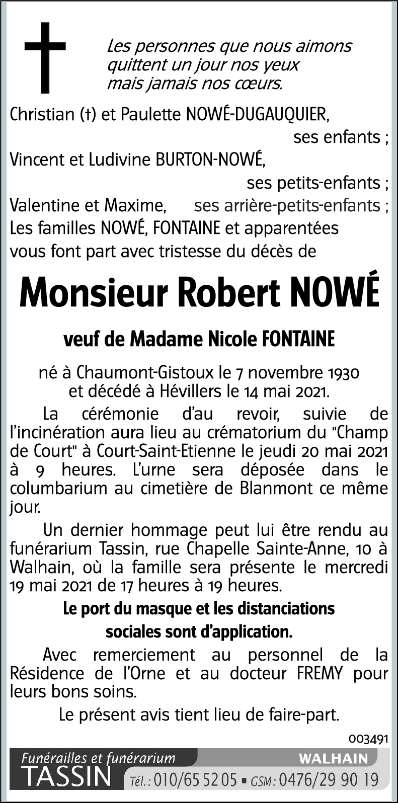 Robert NOWÉ